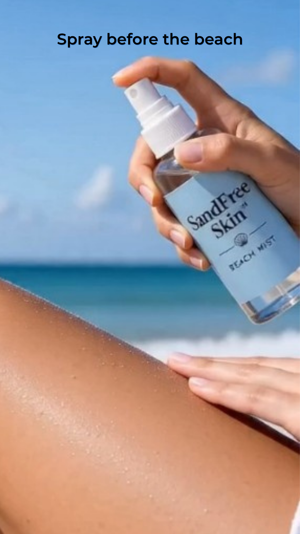 SandFree Skin™ | Beach Sand-Repel Mist