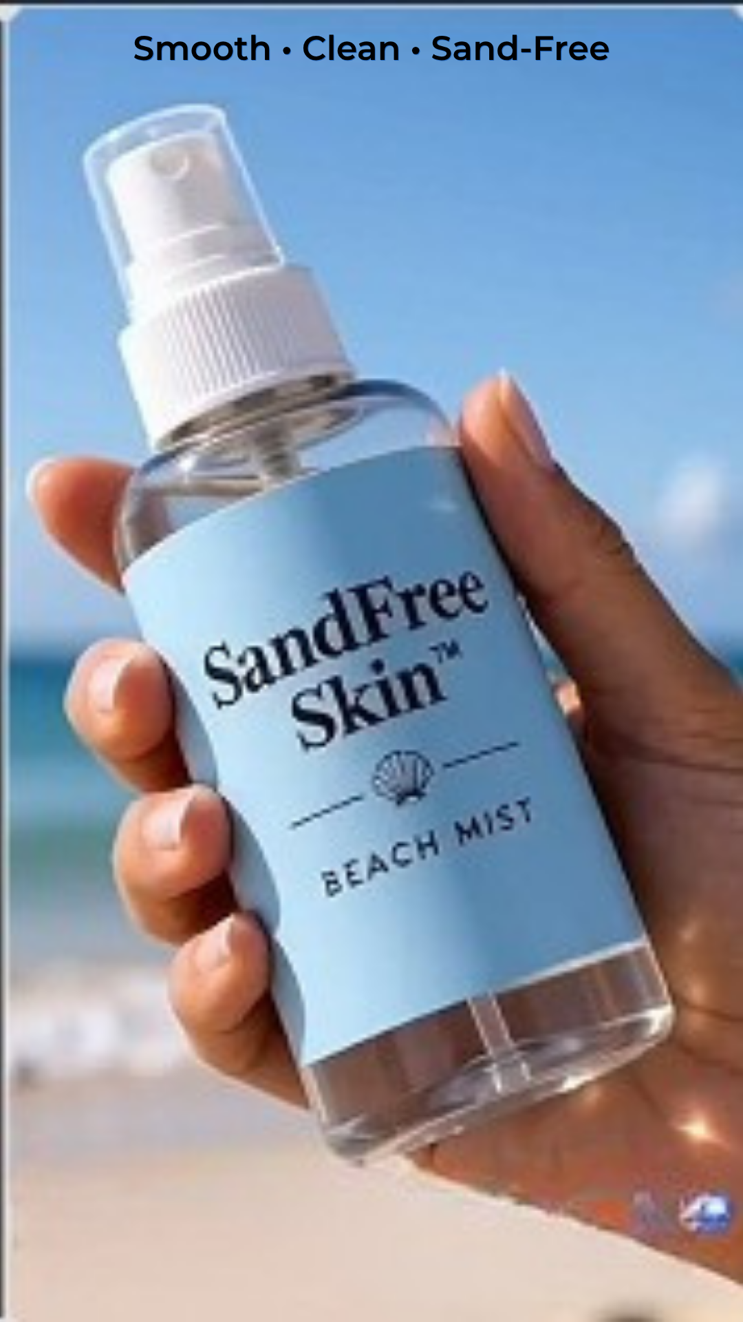SandFree Skin™ | Beach Sand-Repel Mist