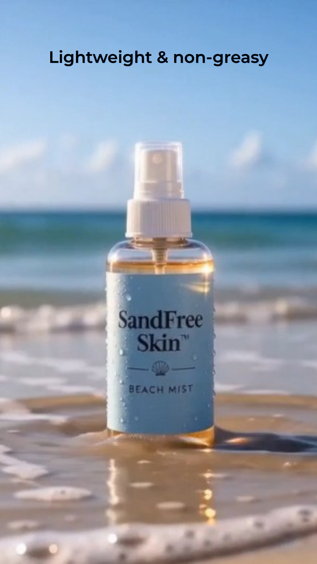 SandFree Skin™ | Beach Sand-Repel Mist