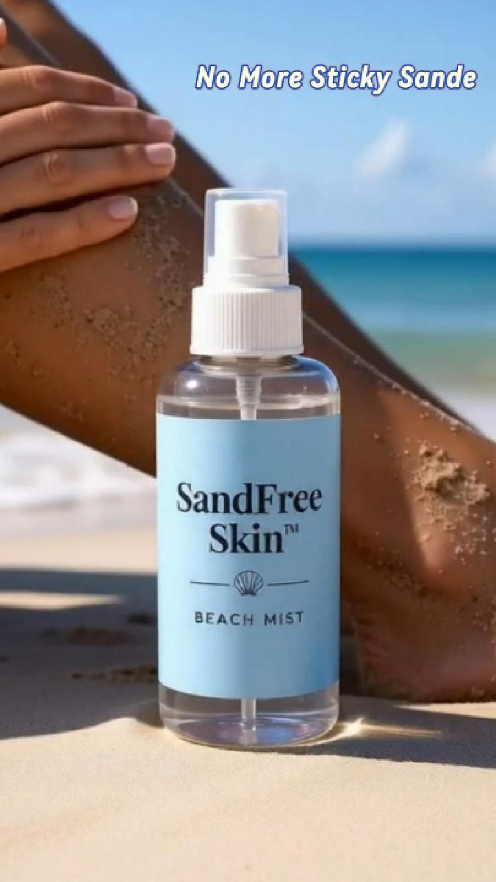SandFree Skin™ | Beach Sand-Repel Mist